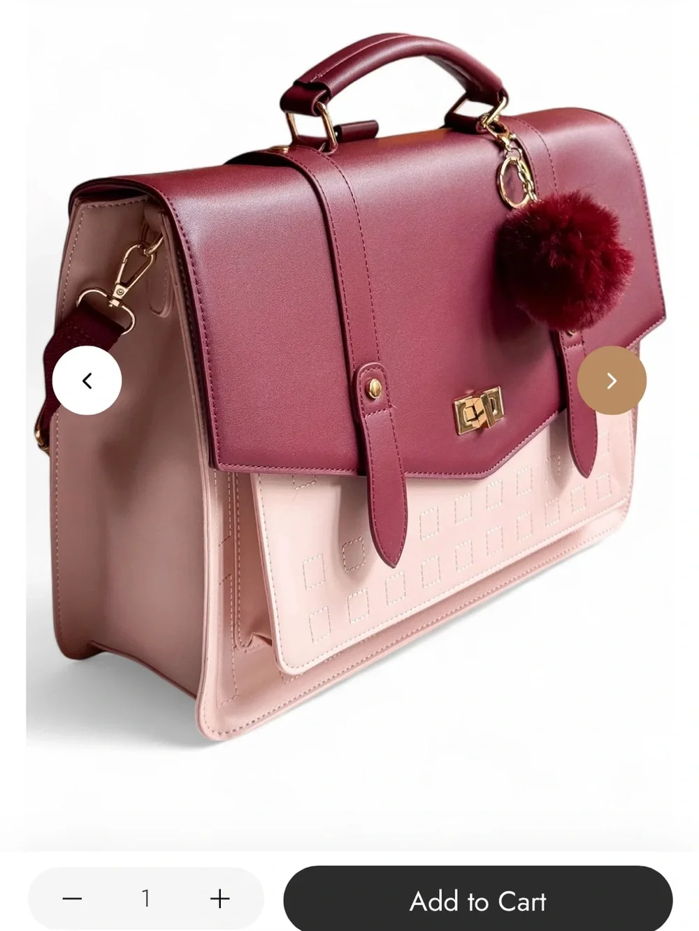 Nwt academia Luxe laptop bag